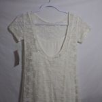 Wild Fable  White Lace Short Sleeve Maxi Dress Wedding Beachy Size Small NWT Photo 7