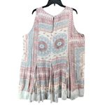 Altar'd State Dress L Multicolor Bandana Print Sleeveless Flowy Boho Western Photo 5