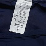 Profile by Gottex Palm Springs SZ 14 Swim Skirt Side Slit Ruffled UPF 50+ Blue Photo 5