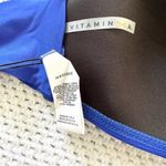 Vitamin A Ruched Bandeau Bikini Top NWT 8 Removable Halter Strap Tie Back Medium Photo 61