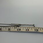 Lia Sophia  Silver Tone Snake Chain Rectangle Reversible Pendant Necklace Photo 8