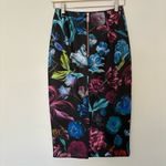 Ted Baker NWOT  London dabah pencil skirt black floral size 1 Photo 1