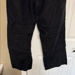 Ralph Lauren Lauren  100% Linen Black Chinos Pants Size 12 Petite Photo 6