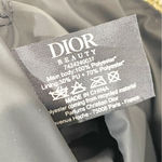 Christian Dior Dior Dark Blue‎ Velvet Small Cosmetics Makeup Bag Zip Pouch Photo 4