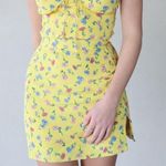 Skylar + Madison Sun's Out Yellow Floral Tank and Skirt Set Photo 0