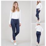 Level‎ 99 Pants Womens 33 Blue Francis Lacey Double Welt Zip Trouser Photo 1