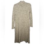 American Eagle Don’t Ask Why Italy Oatmeal Ribbed Knit Midi Cardigan Cozy OS Photo 2