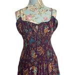 Anthropologie NWT Josephine Smocked Drop Waist Maxi Dress sz L Petite Floral Photo 5