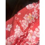 Letarte handmade 100% cotton multicolored floral embellished swim suit cover up Size L Photo 8