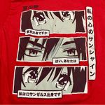anime baby tee Red Size M Photo 1