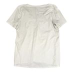 Lululemon  Love T Shirt Womens 12 White V Neck Short Sleeve Athletic Workout Photo 2