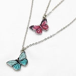 Y2K Butterly Necklaces Silver Photo 0