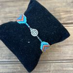 Vintage 1970s hippie beaded bracelet boho southwest Photo 1