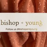 Bishop and Young NWT Bell Sleeve Textured Blouse Photo 4