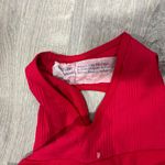 l*space NEW L* Red Bitsy Cut High Waist Bikini Bottom Photo 5