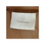 Haute Hippie  ❤︎ Cowl Neck Silk Leather Lace Up Sleeveless Top ❤︎ Latte ❤︎︎ Small Photo 9