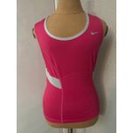 Nike Dri-Fit Pink/White Tennis Top S 523407-665 Athleisure Activewear Casual Photo 1