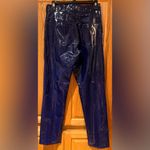 Pyro New York Y2K Violet Purple Vinyl Straight Leg Pants Rave Style Size 28" Photo 5