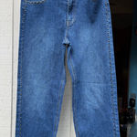 Camila Coelho  Frayed Hem Studded Dark Wash Denim Jeans size 6 30 inseam Photo 0