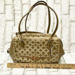 Coach  G1382-25638 Madison Op Art Sateen Madeline East/West Satchel Bag Photo 8