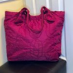 Marc Jacobs  LARGE Workwear Hot Pink Quilted Tote Bag with Embroidered Logo Photo 1
