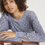 Free People We The Free NWT Arielle Tee Indigo Combo Sz XS Photo 0