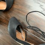 Steve Madden Serrina Black Leather Lace-Up Heels size 5.5 Photo 12