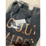 GreenTea Women's Medium "Good Vibes Only" Charcoal Heather Sweatshirt Gray Photo 6