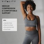 Balance Athletica Vitality The Formation Scoop Bra Heather Blue Small Photo 2