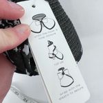 Laundry by Design  Packable‎ Wide Brim Visor Hat Black Floral Trim Travel NWT Photo 8