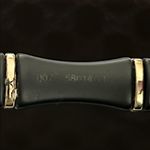 Gucci Square Bamboo Black Horn Sunglasses w/Case Italy Authentic Photo 8