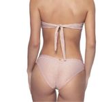 PQ Swim Aperol Stripe Bikini Full Bottom Gold Size Medium M NWT Photo 1