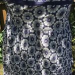 American Eagle Strapless Blue Embroidered Floral Eyelet Cottage Sun Dress Photo 4