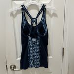 Patagonia  razor back tank top with Bra size Small blue organic cotton Photo 9