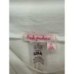 Fresh Produce  Pants Women XS White Pull on Rayon Nylon Stretch Ankle Cropped Photo 5