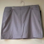 PGA Tour  Women's Golf Skort size 18 athletic Light Gray‎ Color Sunflex 50 NWT Photo 0
