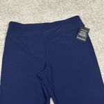 Boston Proper  Beyond Travel Blazer Jacket Pants Womens Large 10 Navy Stretch New Photo 2