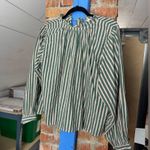 Birds of Paradis Travota California Talia Striped Lyrex Blouse Photo 5