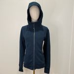 Lululemon  Scuba Hoodie Size 6 Mach Blue Light Cotton Fleece Zip Up Winter Cozy Photo 9