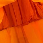 Petal and Pup  Skirt SZ Extra Large Melon Orange Midi PullOn Pockets Cotton Stretch Photo 7