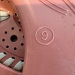 Jack Rogers  Pink Studded Whipstitching Perforated Eyelet Round toe Jelly Sandal Photo 9