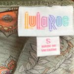 LuLaRoe Green Orange Floral Kimono Cardigan S Photo 8