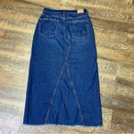 American Eagle 90's High Rise Maxi Denim Jean Skirt Womens Size 6 Blue Crossover Photo 10