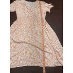 Luxology Wrap Top Popover Flutter Sleeve Knee Length Dress 2X Fall Autumn Casual Photo 6