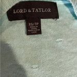 LORD & TAYLOR Cotton/Modal Sea Foam Green Cardigan Sweater Size X Photo 4