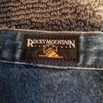 Rockies Vintage 80s Metal Button Fly Closure High Waisted Long Rodeo Sz 28 Blue Photo 1