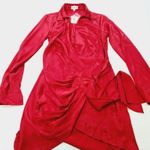 superdown Sophie Draped Mini Dress in Red Small Photo 2