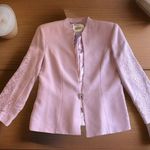 Carissimo Blazer Suit Womens Size 10 Purple Beaded Embroidered Blazer‎ Suit Top Photo 0