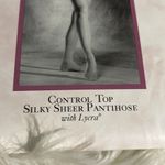 Worthington Vintage Sheer Caress Control Top Silky Sheer Pantyhose Bone Short Photo 4