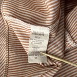 Waverly Grey Dress Womens Medium Orange Cream Striped Tiered Peasant Bohemian‎ Photo 6